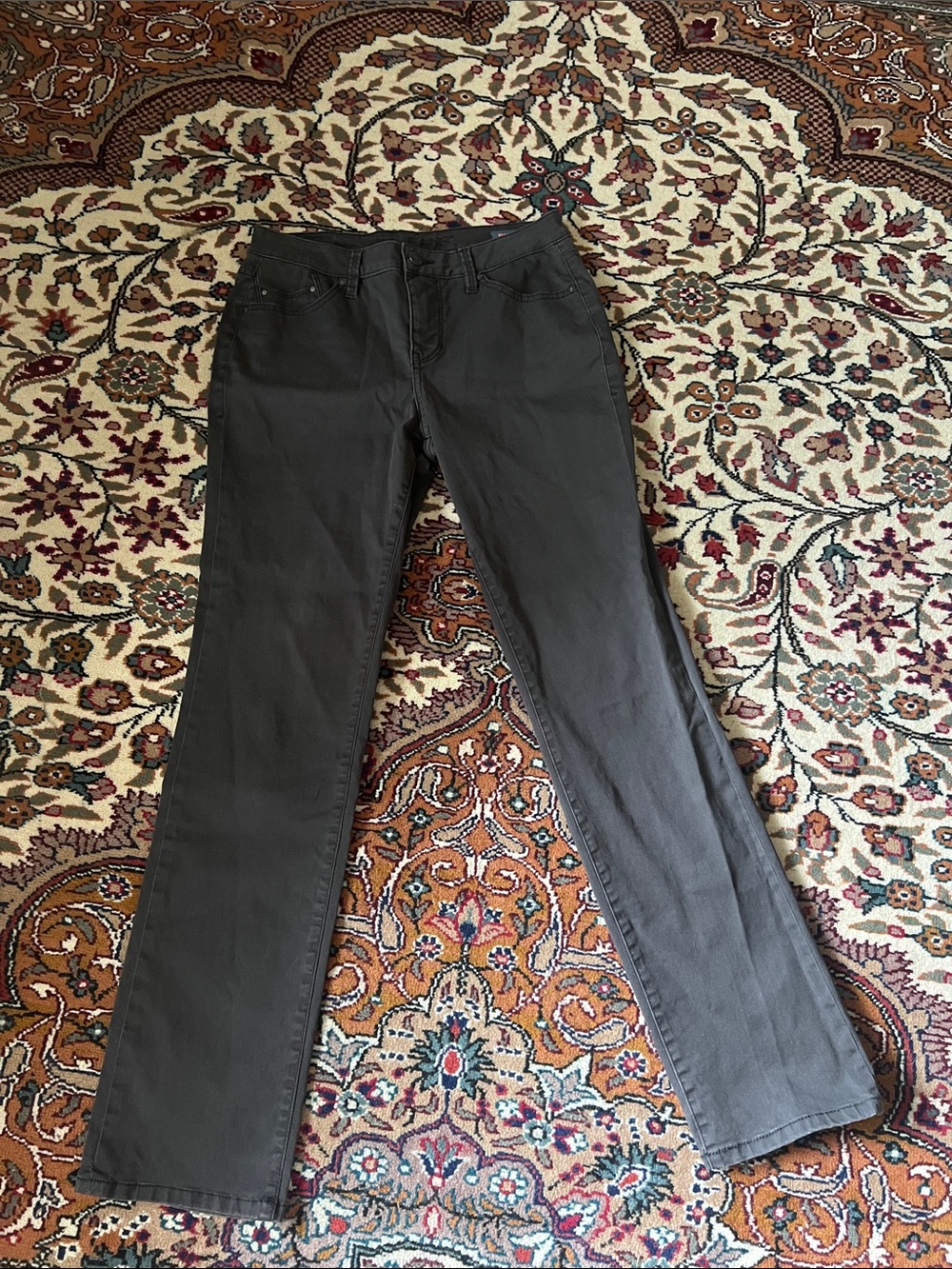 Jag Jeans Mid-Rise Straight-Leg Women’s Jeans, Size 8